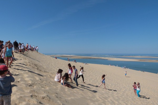 Dune de Pyla 1 Pilat Frankrijk Arcachon kust Aquitaine vakantie toerisme zand strand zee.jpg