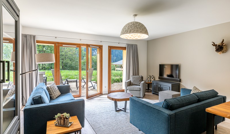 App 5 luxe 3 AlpChalets Portes du Soleil Frankrijk Alpen luxe vakantiepark ski resort wellness piste