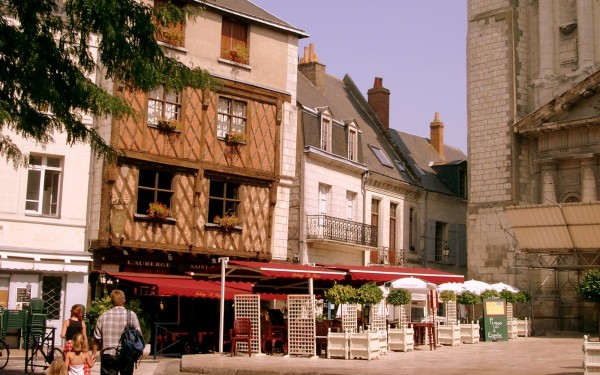 Toeristische plaats 3 Saumur Frankrijk terras centre Niort Poitiers Rochelle vakantiepark zwembad wi