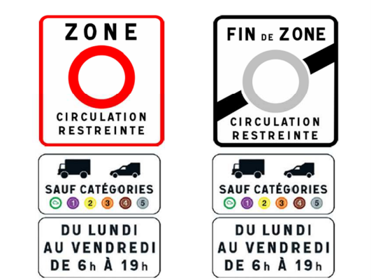 Milieusticker Frankrijk 5 Crit'air vignet milieuzone vakantie Dordogne Provence Parijs.png