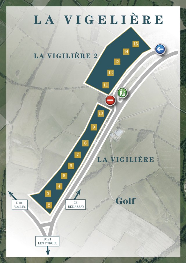 Vigeliere plattegrond Frankrijk luxe vakantiehuizen zwembad golf des forges bluegreen 27 holes.jpg