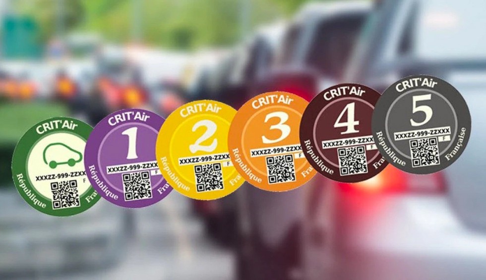Milieusticker Frankrijk 4 Crit'air vignet milieuzone vakantie Dordogne Provence Parijs.jpg
