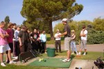 Golf 5 Oustal del Carlat golf vakantiepark resort bij Toulouse par hole 18 27 luxe villa fairway tee