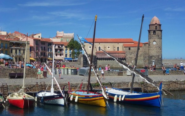 Collioure 14 eglise notre dame Frankrijk vakantie park strand middellandse zee espinet quillan toeri
