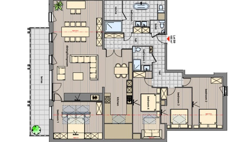 Penthouse 8 30 AlpChalets Portes du Soleil Abondance Frankrijk Alpen luxe vakantiepark ski resort we