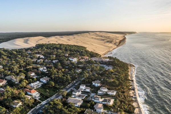 Dune de Pyla 4 Pilat Frankrijk Arcachon kust Aquitaine vakantie toerisme zand strand zee Salles chat