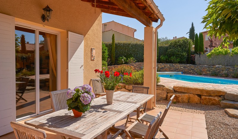 Jardin du Golf 8p.z 4a luxe villa privé zwembad nans les pins Provence Var Frankrijk toeristisch vak
