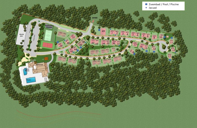 Domaine de Lanzac Frankrijk zwembad jacuzzi vakantiepark Dordogne plattegrond.jpg