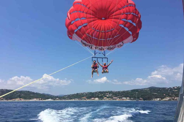 Parasailing 4 Frankrijk Provence Languedoc watersport vakantie Middellandse zee Argeles Frejus Bando