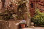 Collonges 3 la Rouge Domaine de Lanzac sfeerfoto vanuit villa met zwembad.JPG