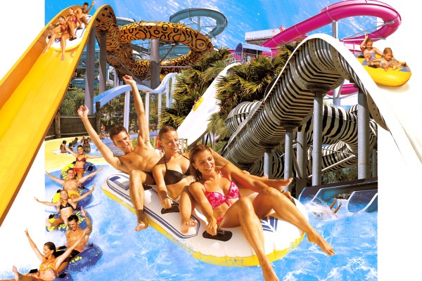 Aquaparc 1 aquapark Frankrijk Languedoc cyprien vakantiepark comfort kust beach strand luxe villa ge