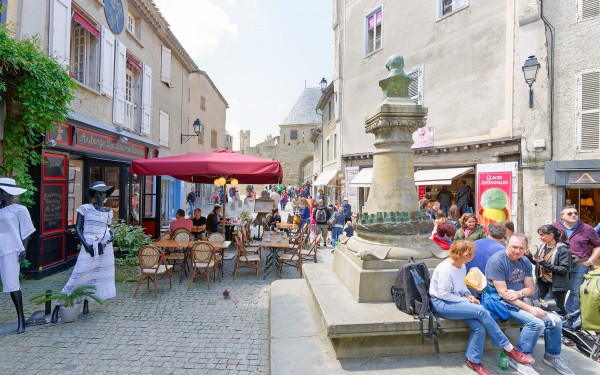 Carcassonne C8 Cite Frankrijk Languedoc Aude vakantie chateau Comtal middeleeuws kasteel.jpg