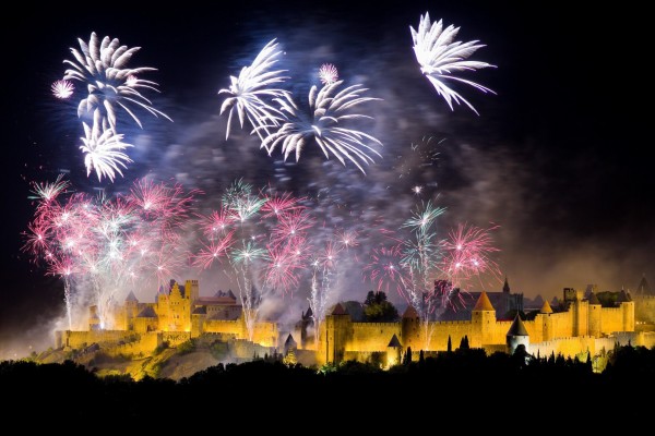 Carcassonne C27 Cite Frankrijk Languedoc Aude vakantie chateau Comtal middeleeuws kasteel.jpg