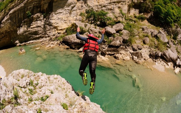 Villa's du Verdon 20 Lac de Castillon Frankrijk Provence Castellane gorges diving vakantiehuis actif