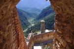 Train 7 jaune Frankrijk vakantie Cerdagne canari pyrenees villefranche mont louis bergen trein pyren