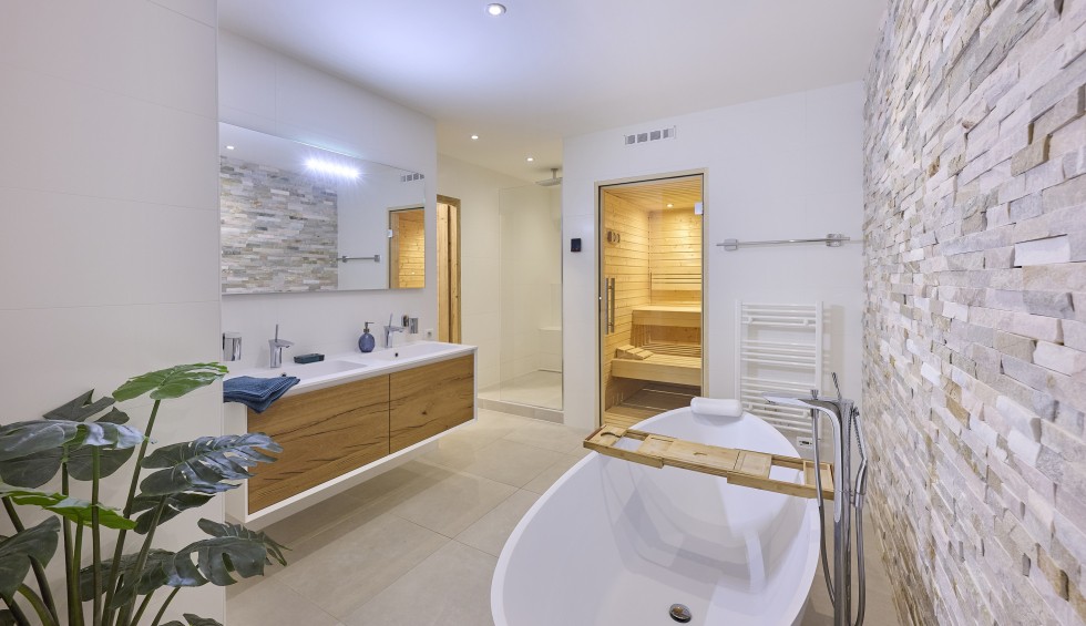 Penthouse 8 sauna 13 AlpChalets Portes du Soleil zwembad Abondance Frankrijk Alpen luxe vakantiepark