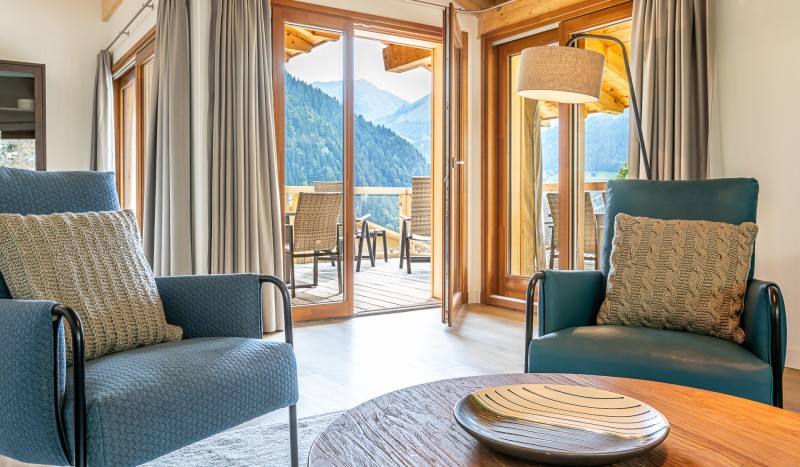 App 7 sauna 1 AlpChalets Portes du Soleil Abondance Frankrijk Alpen luxe vakantiepark ski resort wel