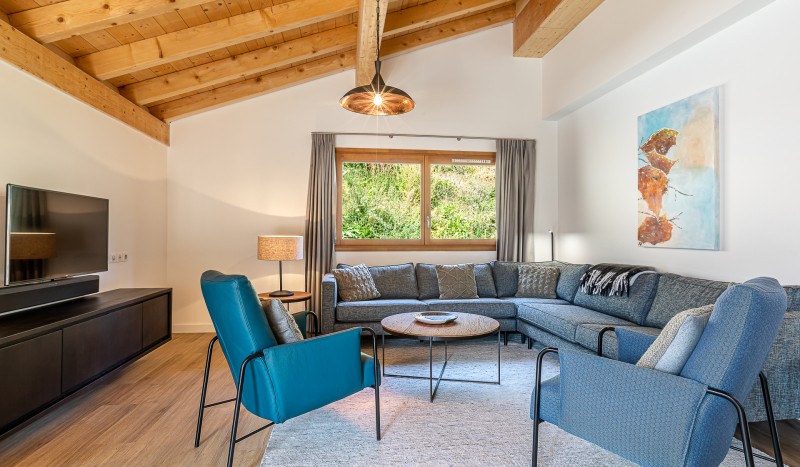 App 7 sauna 2 AlpChalets Portes du Soleil Abondance Frankrijk Alpen luxe vakantiepark ski resort wel