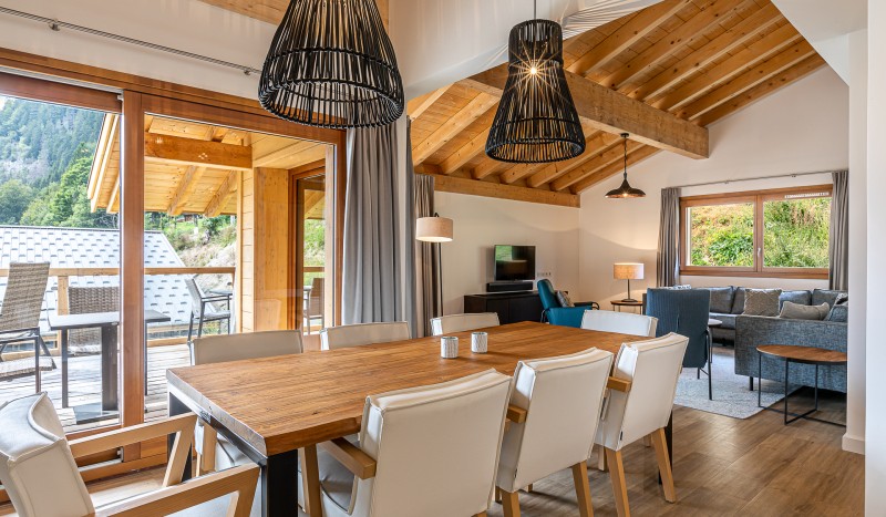 App 7 sauna 4 AlpChalets Portes du Soleil Abondance Frankrijk Alpen luxe vakantiepark ski resort wel