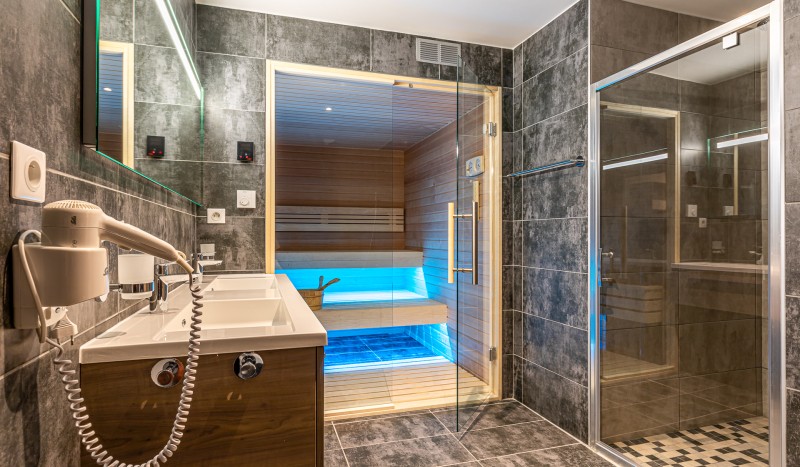 App 7 sauna 12 AlpChalets Portes du Soleil Abondance Frankrijk Alpen luxe vakantiepark ski resort we