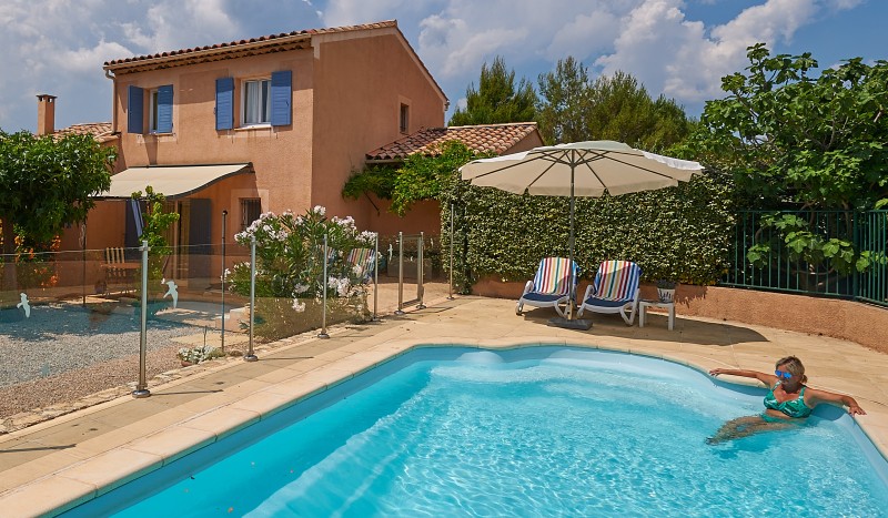 Jardin du Golf 6pz 1 luxe villa privé zwembad nans les pins Provence Var Frankrijk toeristisch vakan