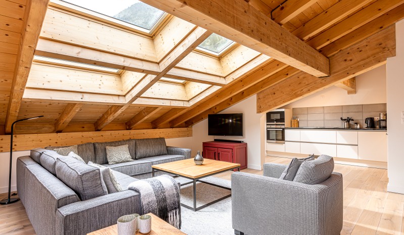 Penthouse 6 5 AlpChalets Portes du Soleil Frankrijk Alpen luxe vakantiepark ski resort wellness pist