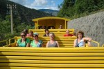 Train 2 jaune Frankrijk vakantie Cerdagne canari pyrenees villefranche mont louis bergen trein pyren