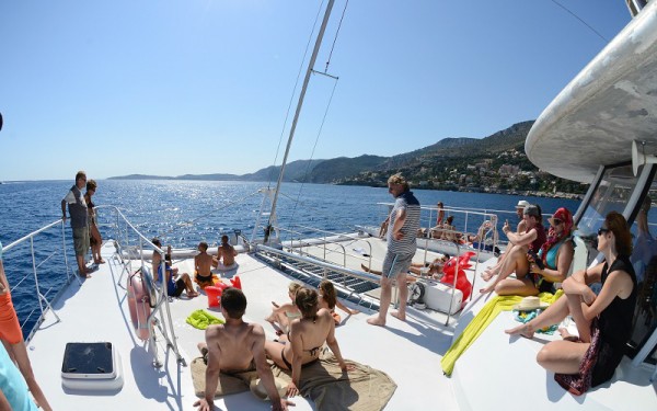 Boottocht 1 Frankrijk Middellandse zee Provence Cote d'azur Languedoc vanuit Argeles, esterel Cannes