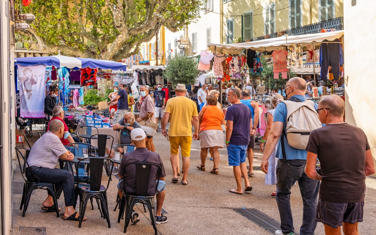 Frejus and Saint Raphael seaside resorts in the South of France