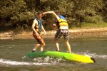 Kano canoe 4 Frankrijk languedoc pyreneeen water kust strand zee vakantiepark huis.jpg