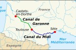 Canal du Midi 1a Frankrijk vakantie boot verhuur varen sluizen fonserrannes fiets wandelen tour rond
