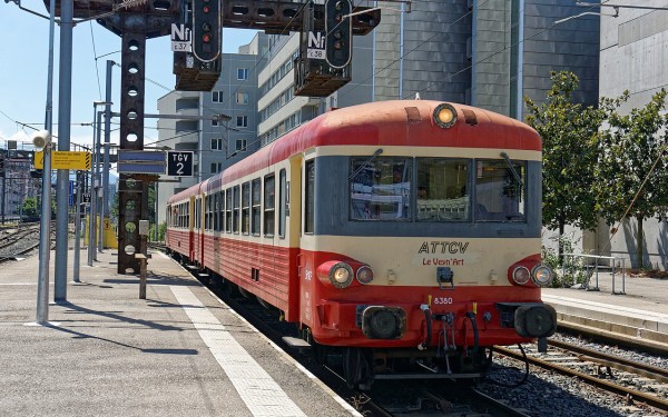 Trein 9 toeristisch Provence verte Var train Brignoles carnoules st Anastasie issole vakantie tour M