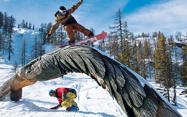 Snowpark 12 Portes du soleil Stash Arare Chapel Chatel snowboard skien Frankrijk wintersport vakanti