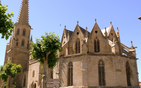 Mirepoix B5 Frankrijk Languedoc vakantiehuis luxe pyreneeen kerk kathedraal katharen franse sfeer cu
