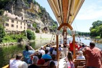 Gabarre 5 Dordogne Beynac roque gegeac Sarlat vakantie Frankrijk toerisme varen boottocht rondvaart.