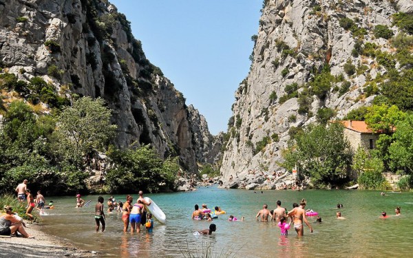 Gorges de galamus 5a Languedoc antoine pelgrimage rots kloof canyoning wandelen toerisme.jpg
