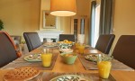 DLF huis 417 Frankrijk Domaine les Forges le bois senis vakantiehuis luxe villapark bungalows diner