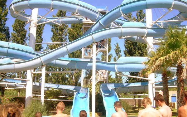 Aquaparc 6 aquapark  zee Frankrijk Languedoc cyprien vakantiepark comfort kust beach strand luxe vil