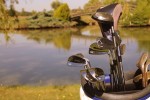 Golf 8 Oustal del Carlat golf wandelen bergen vakantiepark resort bij Toulouse par hole 18 27 luxe v