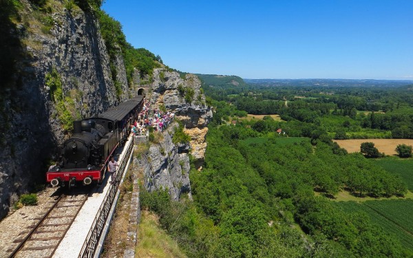Martel train vapeur 1 Quercy truffadou mirandol vakantie Dordogne Frankrijk.jpg