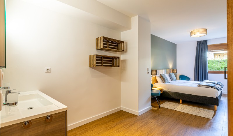 App 8 sauna 12 AlpChalets Portes du Soleil Abondance Frankrijk Alpen luxe vakantiepark ski resort we