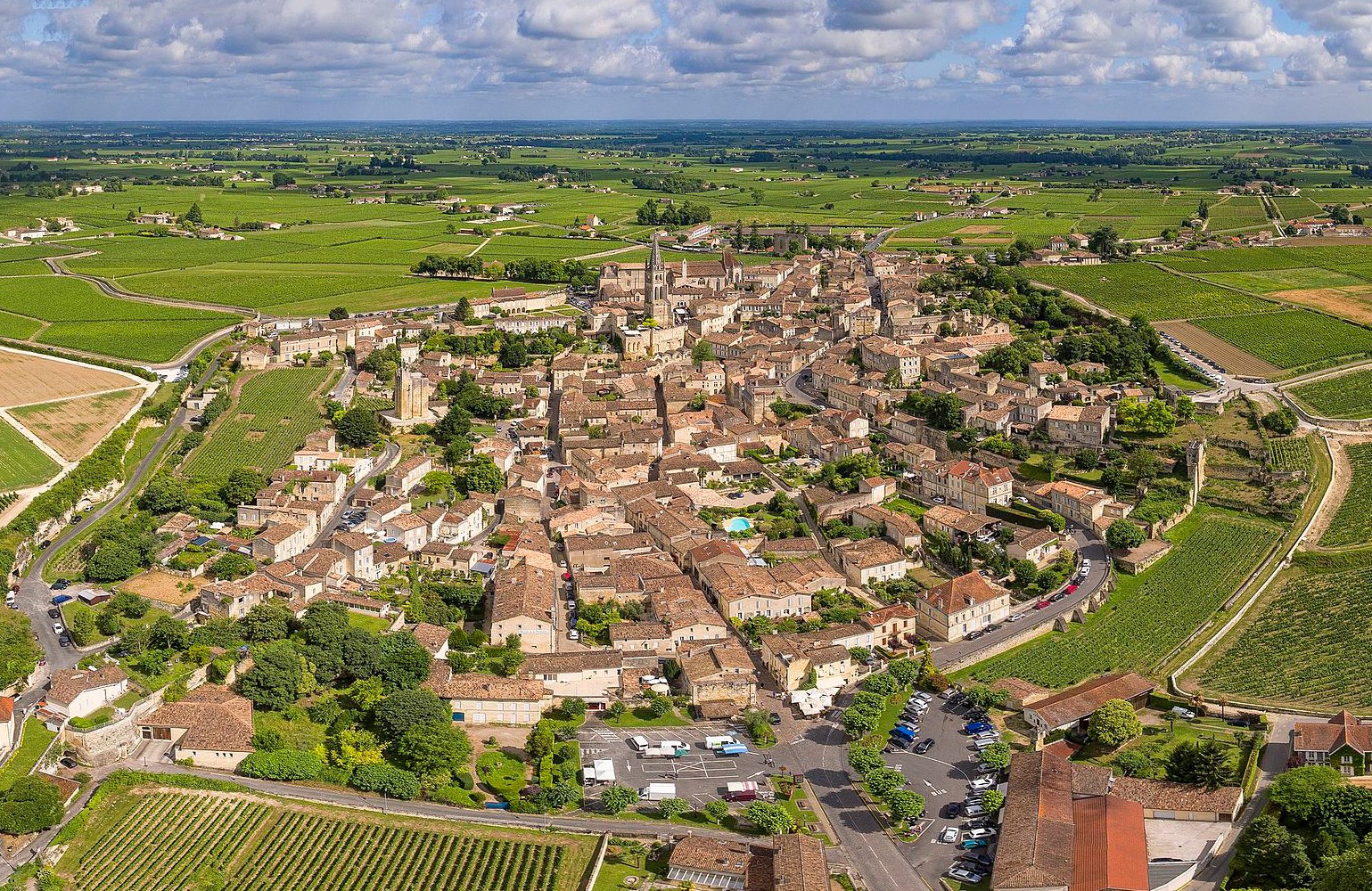 SaintEmilion, tourist place in the Bordeaux wine region