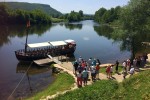 Gabarre 6 Dordogne Beynac roque gegeac Sarlat vakantie Frankrijk toerisme varen boottocht rondvaart.