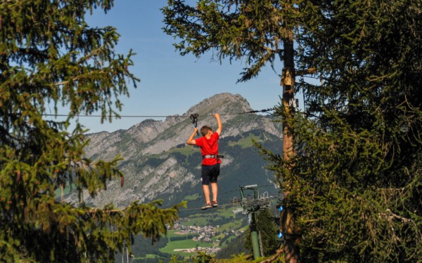 Parc Aventure 11 Accrobranche klimbos Frankrijk vakantie Haute Savoie kinderen zipline vakantiehuis.