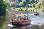 Gabarre 13 Dordogne Beynac roque gegeac Sarlat vakantie Frankrijk toerisme varen boottocht rondvaart