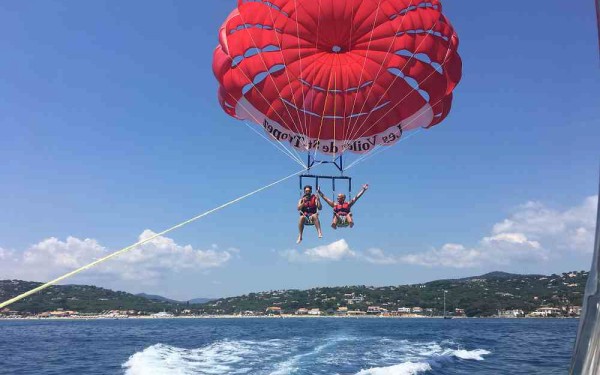 Parasailing 4 Frankrijk Provence Languedoc watersport vakantie Middellandse zee Argeles Frejus Bando