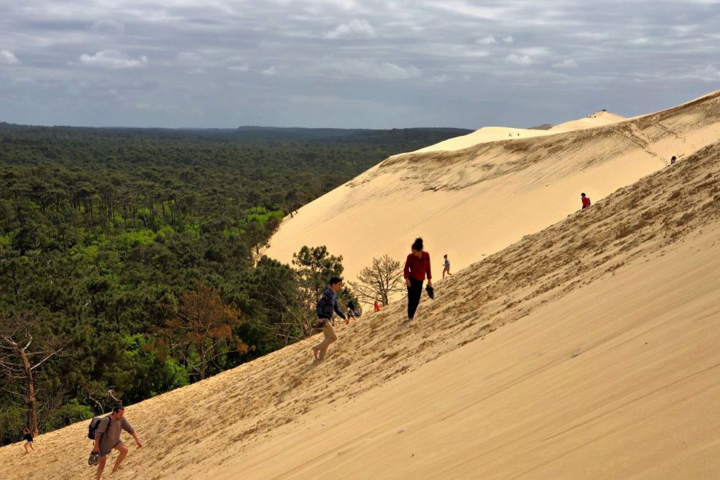 Dune de Pyla, climbing during the holidays! Holiday parks