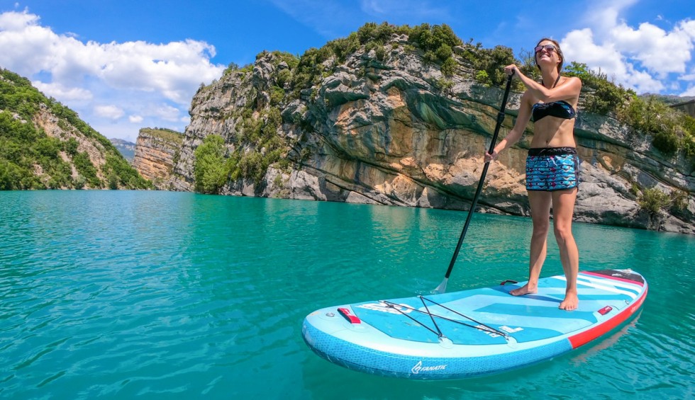 Lac Castillon 5 stand up peddle Frankrijk Gorges Verdon Provence recreatiemeer Castellane.jpg