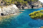 Iles de Hyeres 16 Frankrijk Provence vakantie strand Proquerolles, Port Cros Levant Middellandse zee