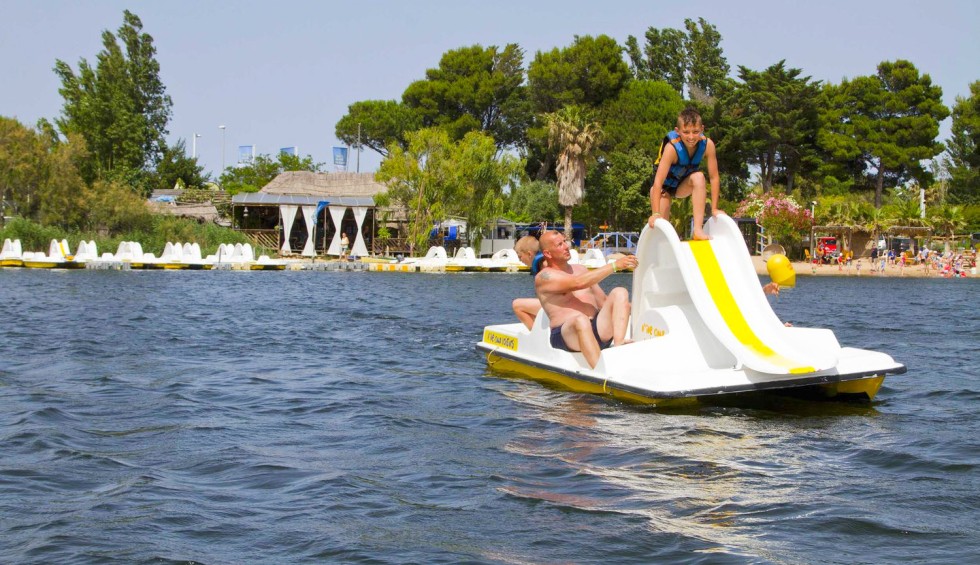 Watersport 1 Espinet waterfiets Zuid Frankrijk vakantie pyreneeen middellandse zee quillan.jpg